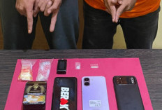 Polres Kepulauan Meranti Ringkus Dua Pengedar Sabu di Desa Banglas