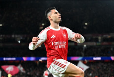 Hat-trick Martinelli Antar Arsenal Menang Telak atas Portsmouth