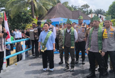 Kapolri-Titiek Soeharto Resmikan-Groundbreaking 110 Jembatan Merah Putih Presisi Riau