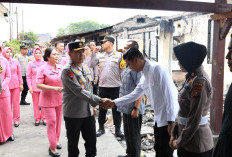 Kebakaran Aspol Pintu Angin, Kapolda Riau Pastikan Bantuan dan Pemulihan
