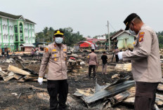 Polsek Kampar Kiri Bantu Pemulihan Santri Ponpes Syekh Burhanuddin Usai Kebakaran